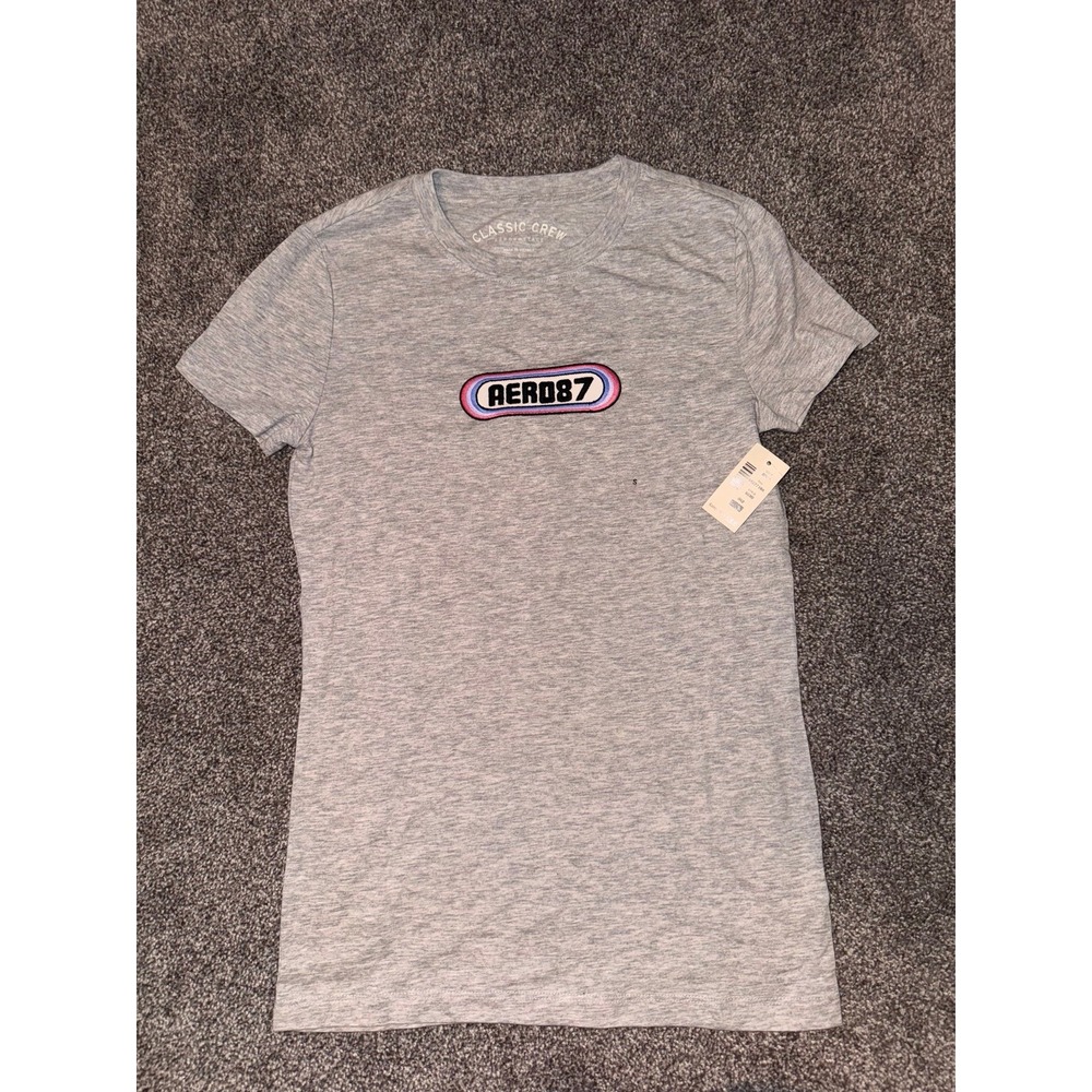 Aeropostale Women's Light Grey T-Shirt NWT‎
